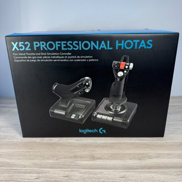 Logitech X52 Professional HOTAS Flight Simulator Joystick & Throttle Controller - Picture 2 of 11
